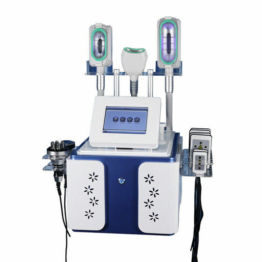 5in1 CryoLipolysis Fat Freezing Vaccum Cavitation RF Body Sculpting Machine Double Chin Removal