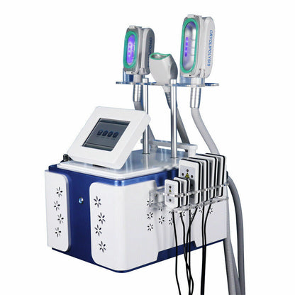 5in1 CryoLipolysis Fat Freezing Vaccum Cavitation RF Body Sculpting Machine Double Chin Removal