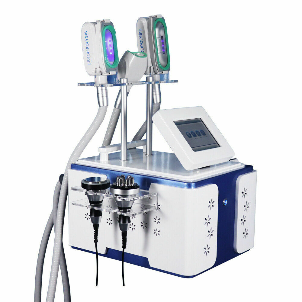 5in1 CryoLipolysis Fat Freezing Vaccum Cavitation RF Body Sculpting Machine Double Chin Removal